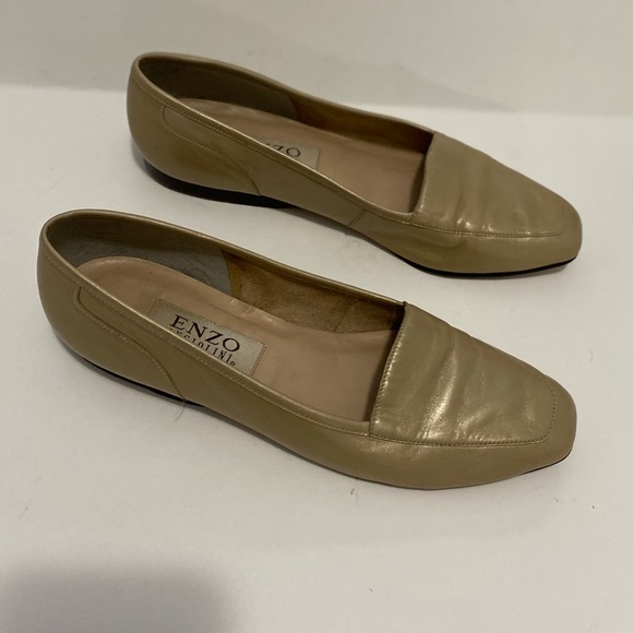 Enzo Angiolini Gold Genuine Leather Loafer Size 9M - Picture 4 of 15